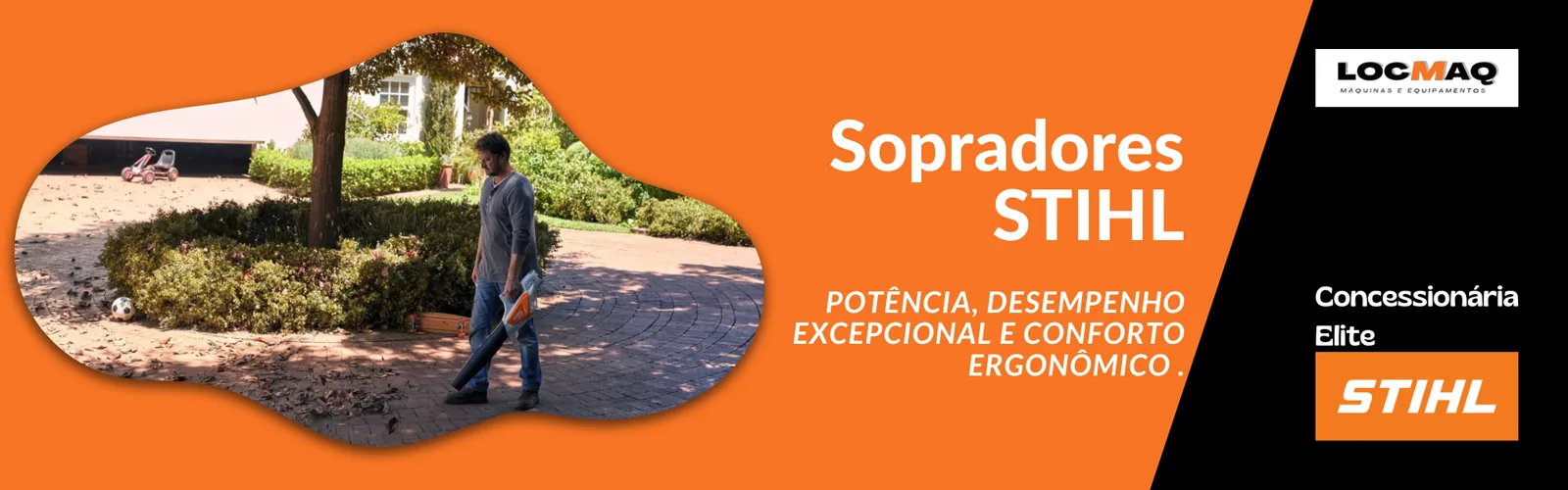 Sopradores STIHL — potência, desempenho excepcional e conforto ergonômico.