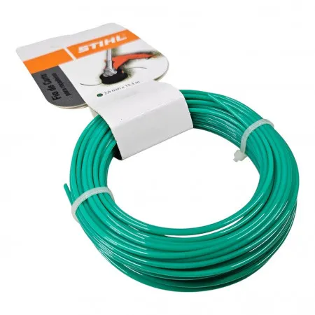 Fio de nylon redonda verde 2.0mm STIHL